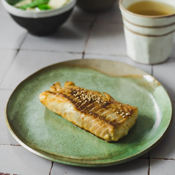 Saumon laqué au miso