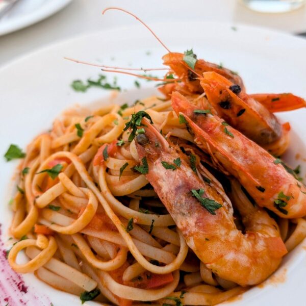 Linguine aux gambas