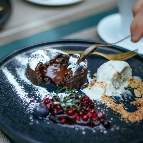 Fondant au chocolat noir